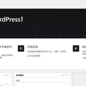 WordPress 部署服务（含主题配置和访问体验优化）